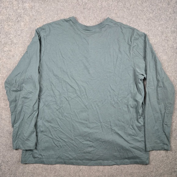 Patagonia Daily Henley Shirt Mens XL Green Long Sleeve Organic Cotton Outdoors - Picture 5 of 9